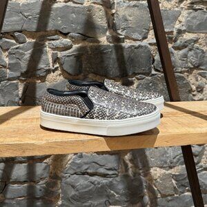 Céline Python Skin Skate Slip-on Sneakers